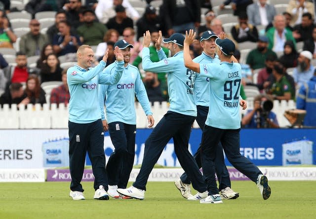 Parkinson (left) has been in the thick of England's white-ball summer.