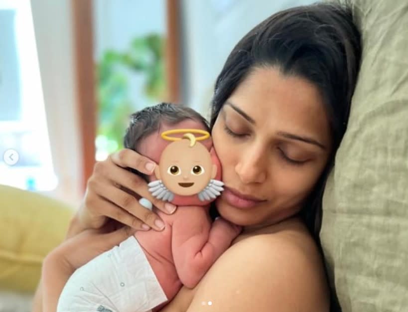 Freida Pinto has welcomed a baby boy. (Instagram)