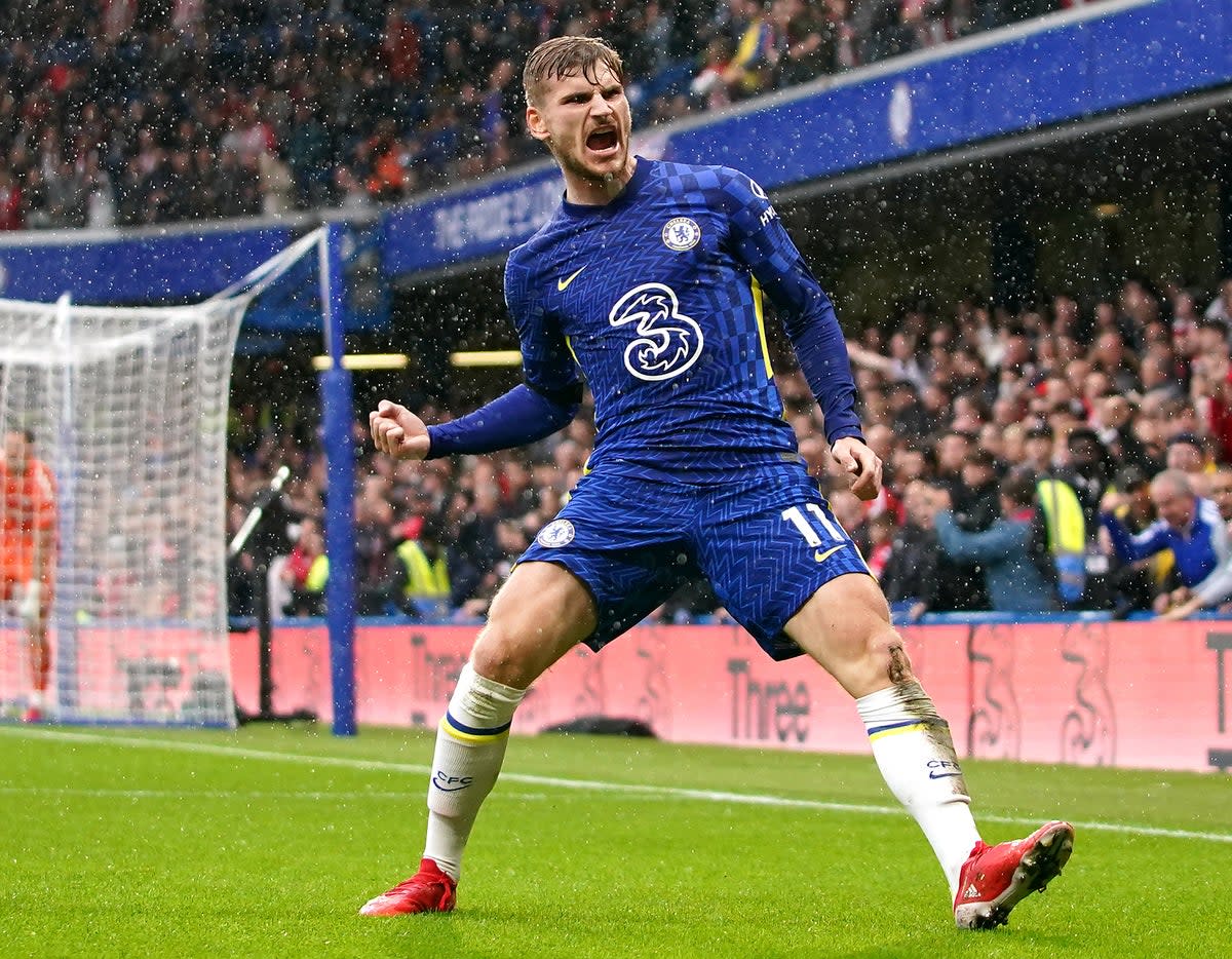 Timo Werner has completed his transfer back to former club RB Leipzig from Chelsea (Tess Derry/PA) (PA Archive)