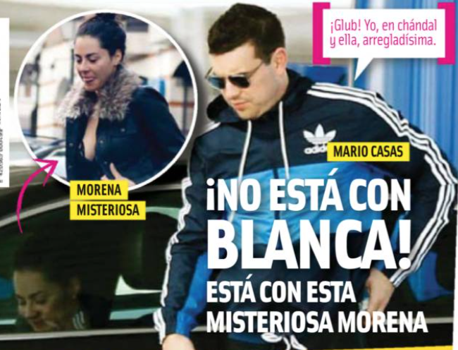 Mario Casas y su úlitma amiga especial (Cuore).