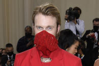 Finneas attends The Metropolitan Museum of Art's Costume Institute benefit gala celebrating the opening of the "In America: A Lexicon of Fashion" exhibition on Monday, Sept. 13, 2021, in New York. (Photo by Evan Agostini/Invision/AP)