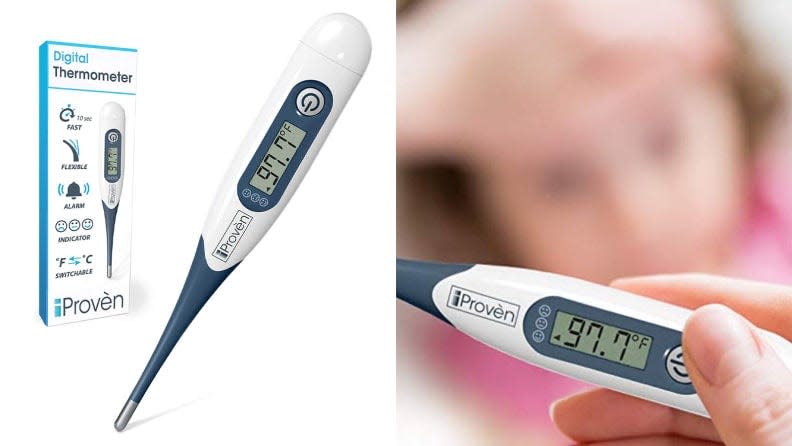 The iProven thermometer works for all ages.