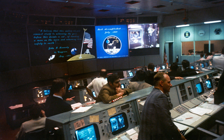 <p><em>Johnson Space Center, Houston, Texas</em></p> <p>Houston, Tranquility Base here. The Eagle has landed. Those wordsthe first from another worldwere uttered by Neil Armstrong to CAPCOM Charles Duke sitting in Mission Control in Houston, Texas. The tram tour at <a rel="nofollow noopener" href="http://spacecenter.org/" target="_blank" data-ylk="slk:Johnson Space Center;elm:context_link;itc:0;sec:content-canvas" class="link ">Johnson Space Center</a> visits the all-important Mission Operations Control Room 2 as well as a Saturn V rocket designed for the cancelled Apollo 19.</p>