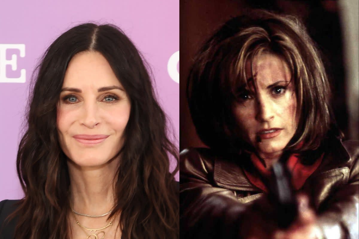 Courteney Cox has played Gale Weathers in the Scream films since 1996 (Getty / Alamy)