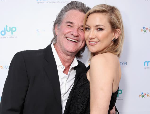<p>Todd Williamson/Getty</p> Kurt Russell and Kate Hudson attend Annual Goldie's Love In For Kids hosted by Goldie Hawn on May 6, 2016 in Beverly Hills, California.