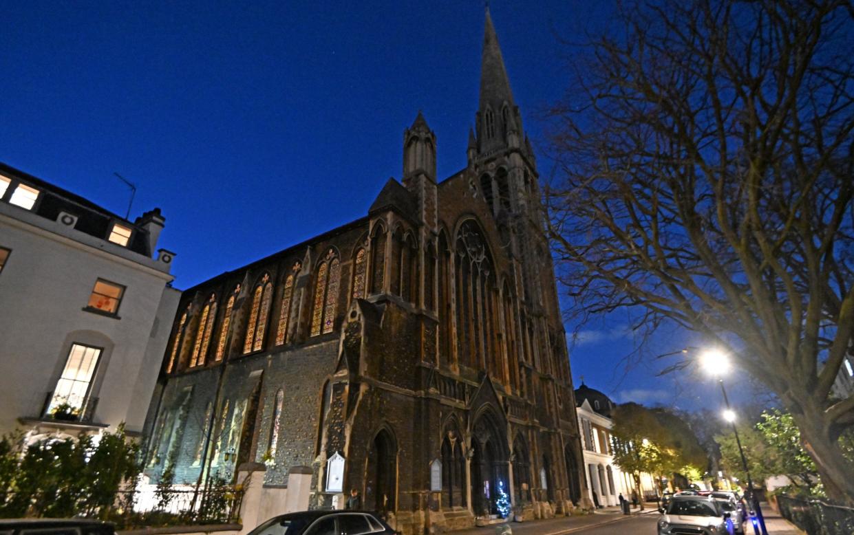 St Matthew’s in Bayswater, where a teacher from  Pembridge Hall School was found dead