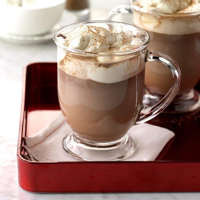 Honey-Bourbon Hot Chocolate