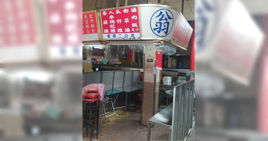 新竹城隍廟「翁記滷肉飯」傳出永久停業，店內設備皆已清空。（圖／Facebook／新竹爆料公社）