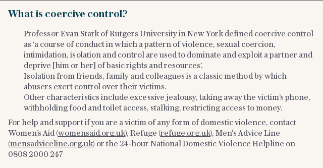 What is coercive control?