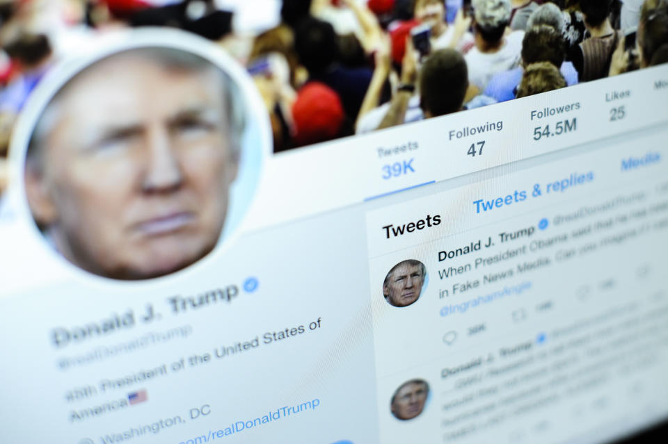 President Donald Trump is the abuser-in-chief on Twitter. (Photo: SIPA USA/PA Images)