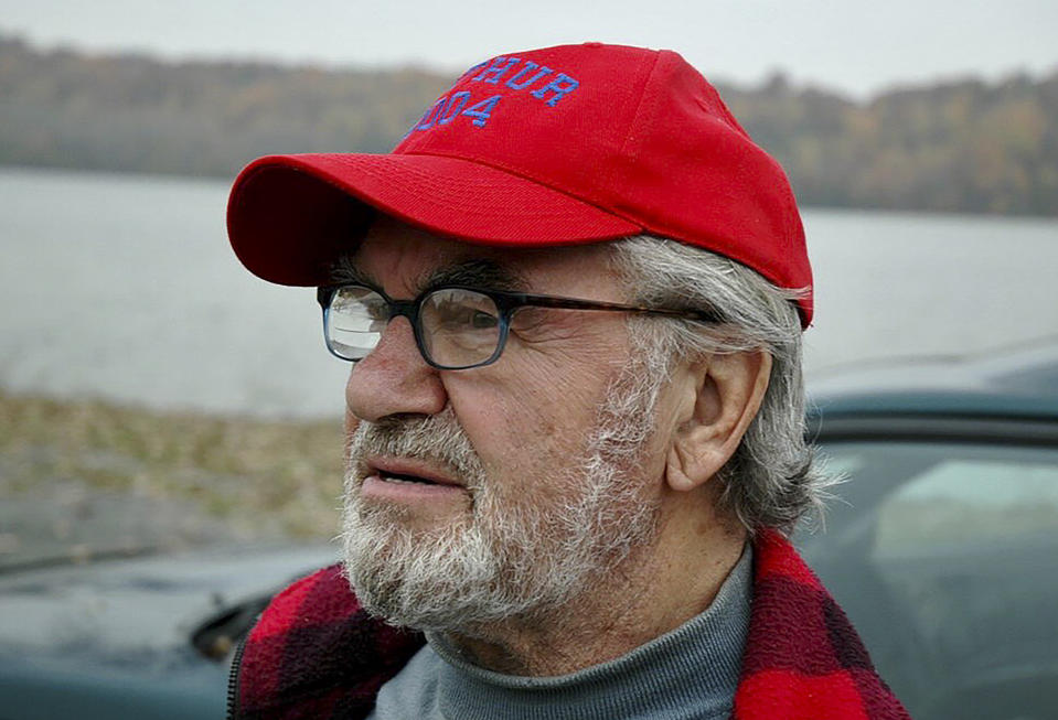 This photo from around 2010 shows Joseph Feingold at his country house in Ghent, New York. Joseph Feingold died at age 97 of complications from the new coronavirus, four weeks after his brother Alexander, 95, died of pneumonia at the same New York hospital. The brothers were Polish-born Holocaust survivors who had a difficult relationship shaped by the trauma of the war and the loss of their beloved mother and younger brother in Treblinka. The pandemic that has gripped New York prevented them from saying a final goodbye. (Howard Rosenstein via AP)