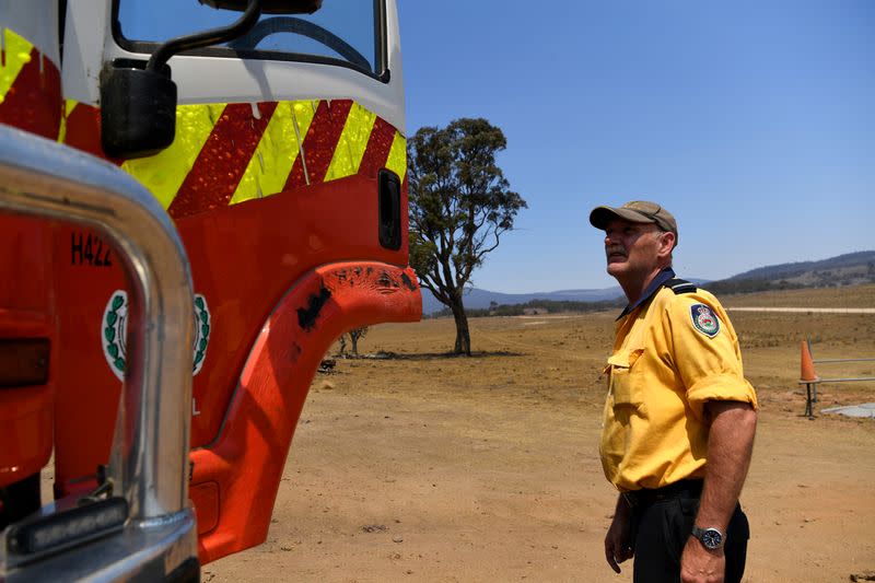 Bushfires in Shannons Flat, Australia