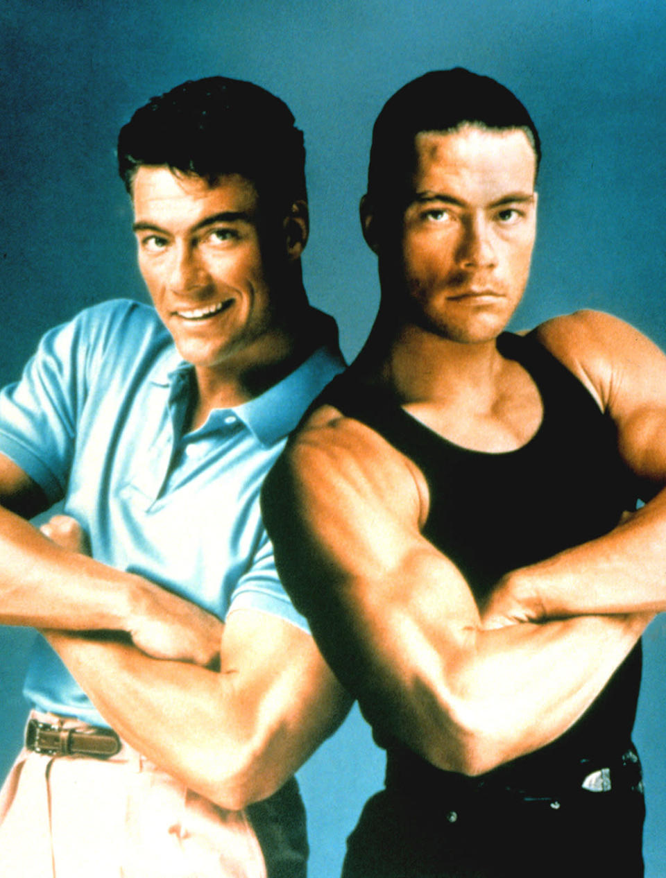 <p>Instead of twins separated at birth, Van Damme plays a set of identical siblings who part after the death of their parents in this 1991 action flick. They lead separate lives until reuniting to avenge the murder of their mother and father. <i>(Photo: Everett Collection)</i></p>