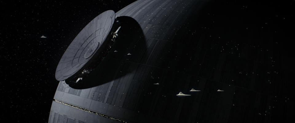 <p>But the Death Star isn’t so deadly at first. While the construction of the superstructure uses existing technology and is assembled to specs, the station’s signature weapon, the superlaser, is underpowered, unable to blast a planet to smithereens. (Photo: Lucasfilm) </p>