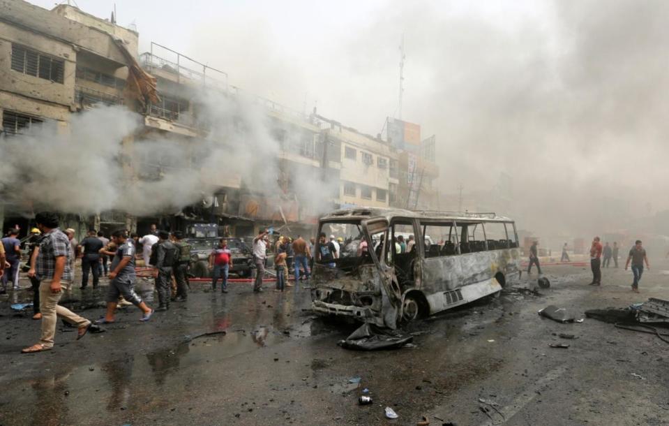 ISIS claims deadly suicide bombings in Baghdad area