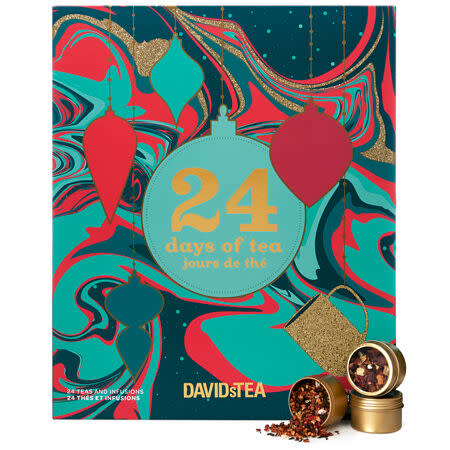 Davids Tea 24 Days of Tea (Photo via Davids Tea)