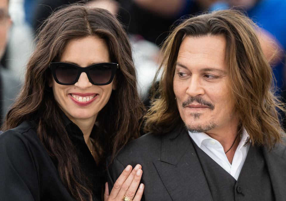 CANNES, FRANCE - MAY 17: Maïwenn and Johnny Depp attend the 