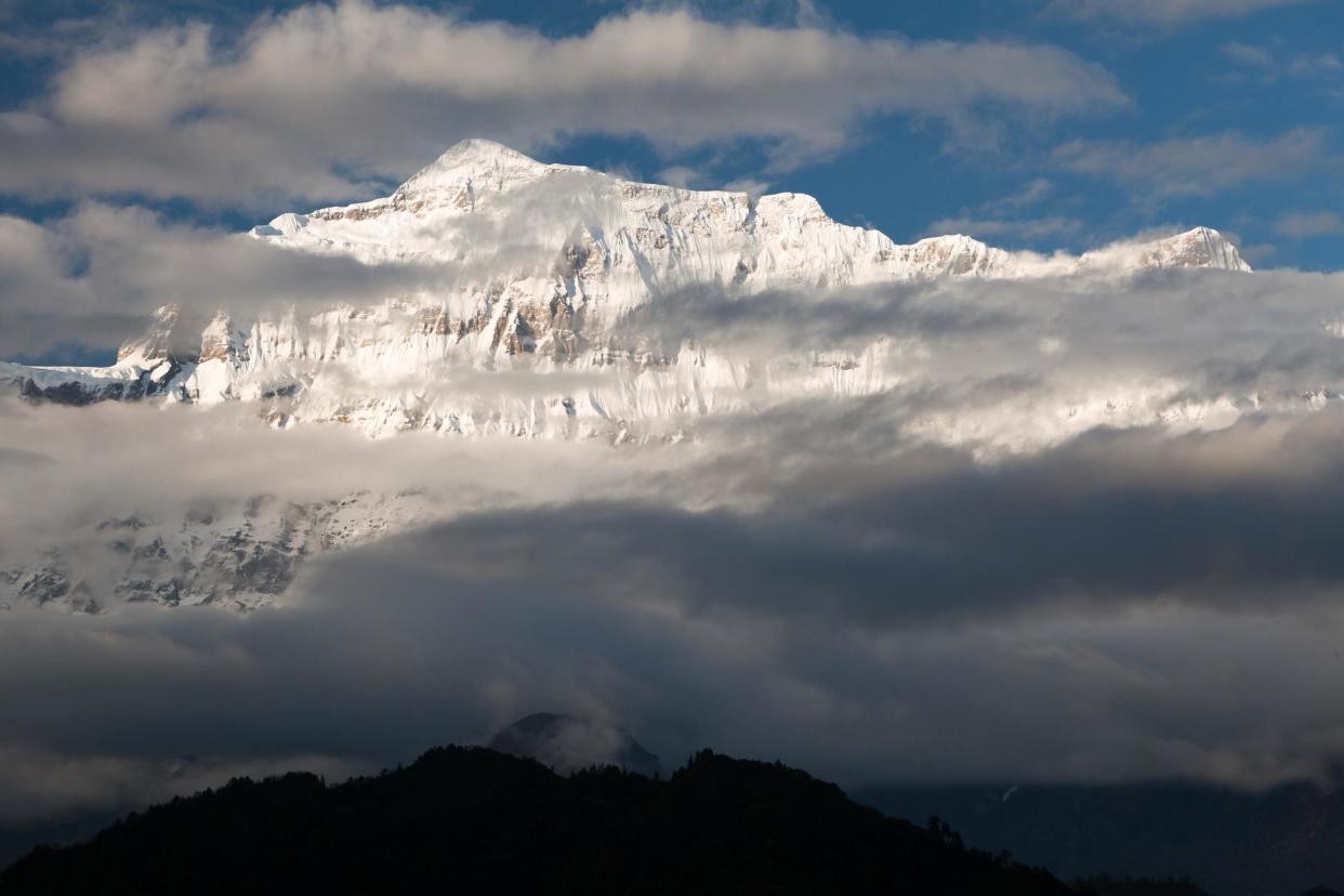 The men were camped on Mount Gurja when the storm struck: Shutterstock / Daniel Prudek