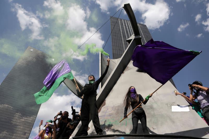 International Women's Day demonstration in Mexico City