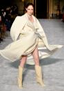 <p>Coco Rocha looks fierce as she takes a turn on the runway during the Christina Siriano show at New York Fashion Week on Thursday. </p>