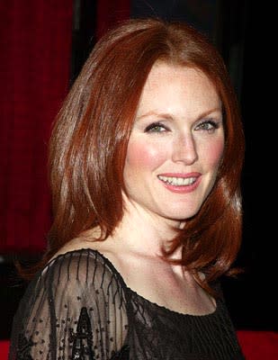 Julianne Moore at the New York premiere of New Line's Laws of Attraction