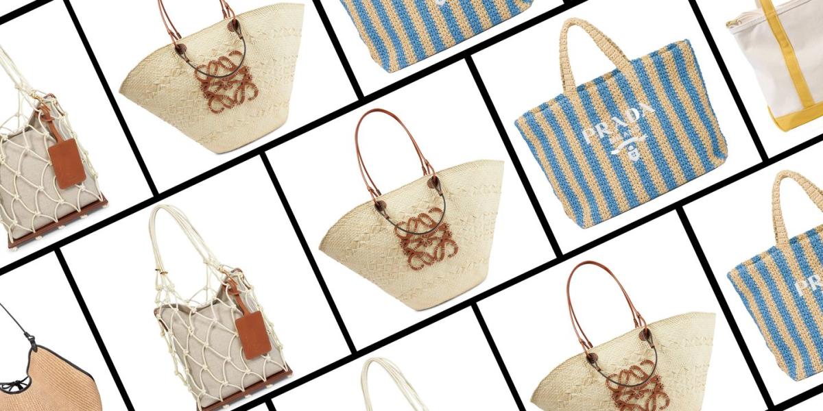 EASY Prada Inspired Raffia or Cotton Summer Bag Tote / Crochet / How to do  it 