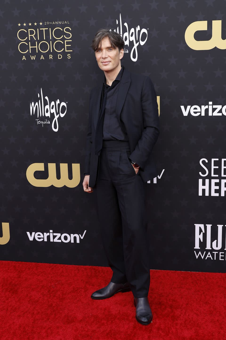 santa monica, california january 14 enter caption here attends the 29th annual critics choice awards at barker hangar on january 14, 2024 in santa monica, california photo by frazer harrisongetty images