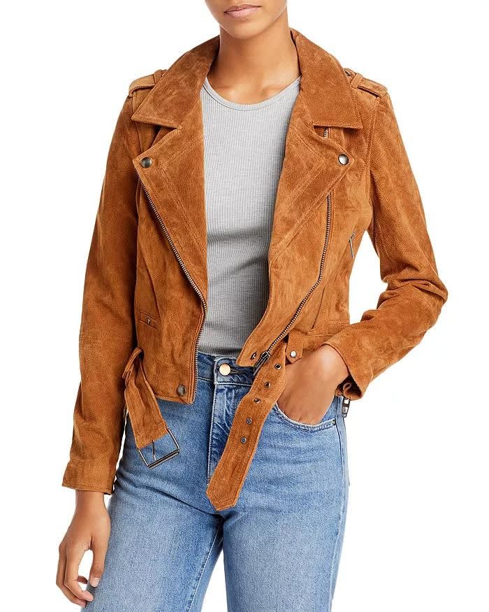 BLANKNYC Suede Moto Jacket