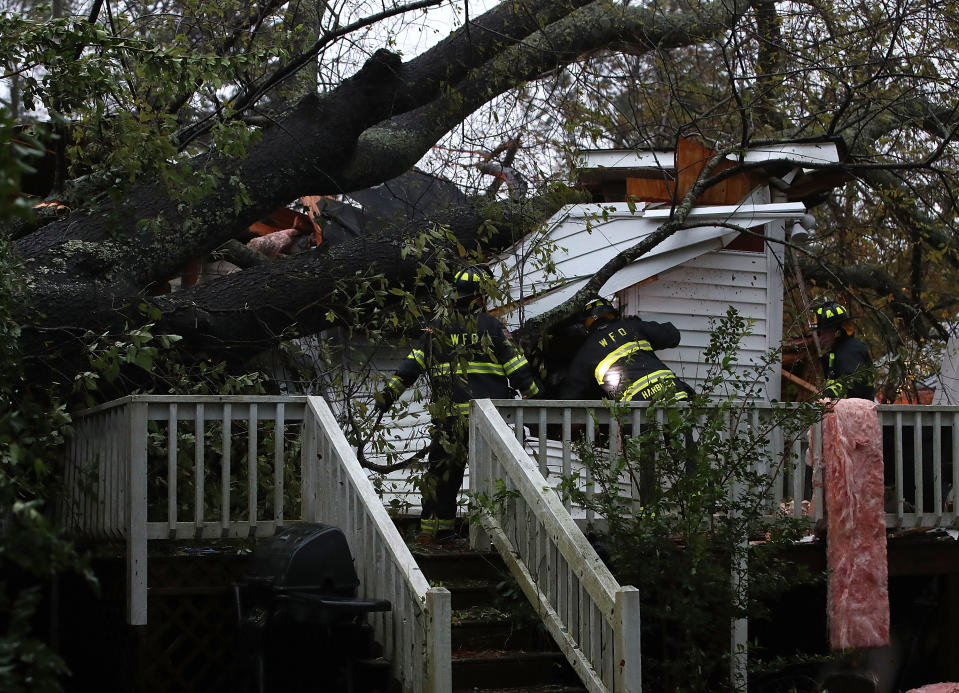 EN IMAGES – La tempête Florence frappe les Etats-Unis