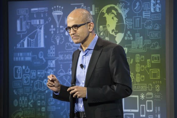 Microsoft CEO Satya Nadella.