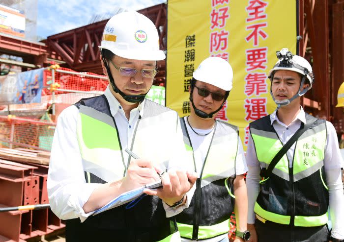 桃園市新建工程處成立區域聯防組織多年，帶領處內工程職安升級，今年將挑戰金安獎9連霸。圖：市府提供