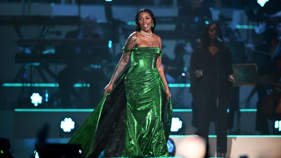 Tiwa Savage's popularity has skyrocketed over the years, landing her on big stages around the world -- including a concert celebrating the coronation of King Charles in the UK (pictured), on May 7, 2023. - Leon Neal/Getty Images