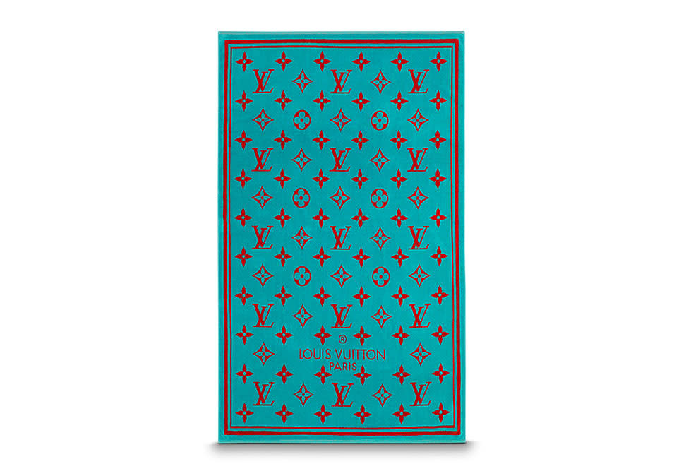 <p>Louis Vuitton Beach Towel, $590, <a rel="nofollow noopener" href="http://us.louisvuitton.com/eng-us/products/monogram-classic-beach-towel-009548" target="_blank" data-ylk="slk:louisvuitton.com;elm:context_link;itc:0;sec:content-canvas" class="link ">louisvuitton.com</a></p>