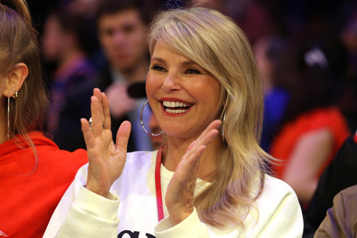 Christie Brinkley called getting her actual COVID-19 shot a "piece of cake." (Photo: Brad Penner-USA TODAY Sports)