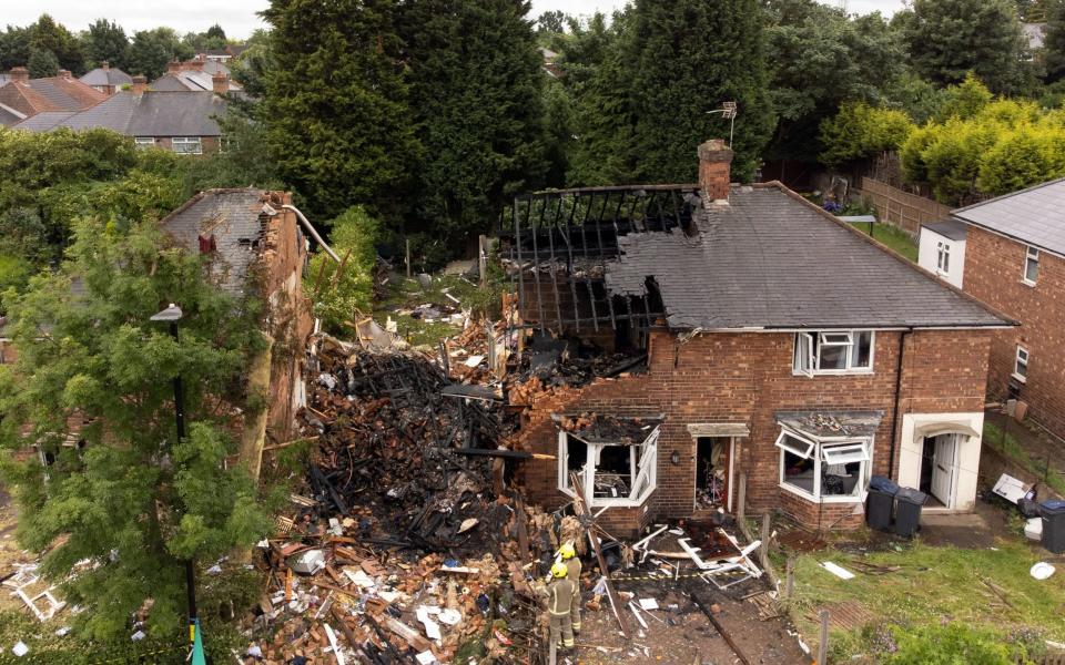 One woman was killed and a man left fighting for his life after her home was destroyed in June - Joe Gibbons/PA