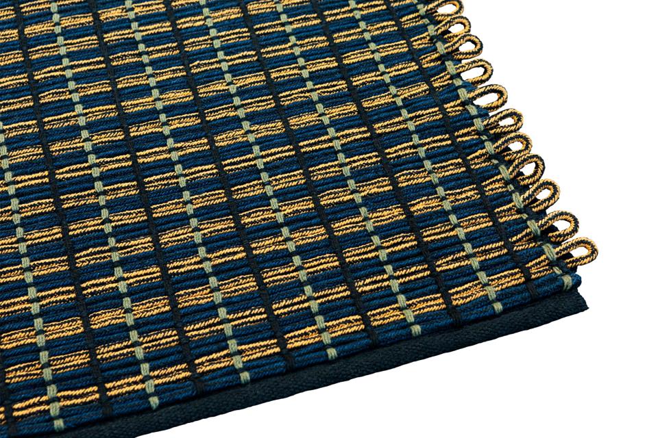 2019: Pauline Deltour’s rope rugs pay homage to tatami mats.