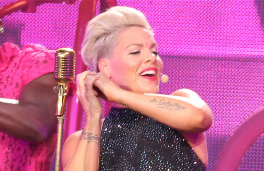 Pink wowed with her rock covers at the Taylor Hawkins tribute show credit:Bang Showbiz