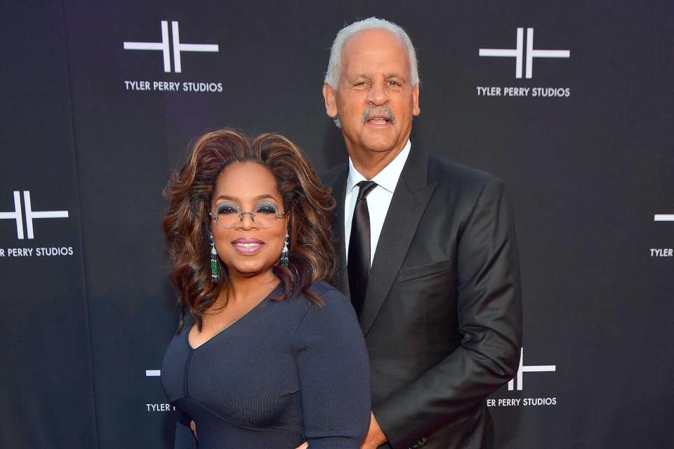 <p>Prince Williams/Wireimage</p> Oprah Winfrey makes longtime partner Stedman Graham hot water cornbread