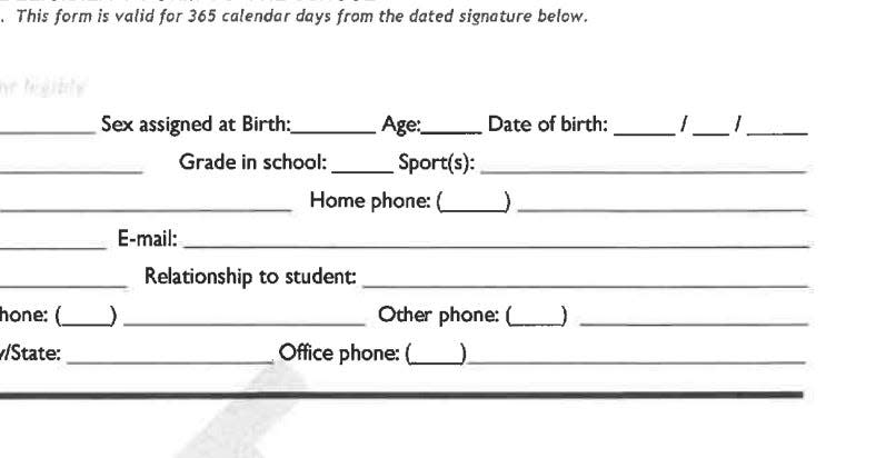 This sex assigned at birth question is being considered by the FHSAA . It appeared on the form right before the meeting.