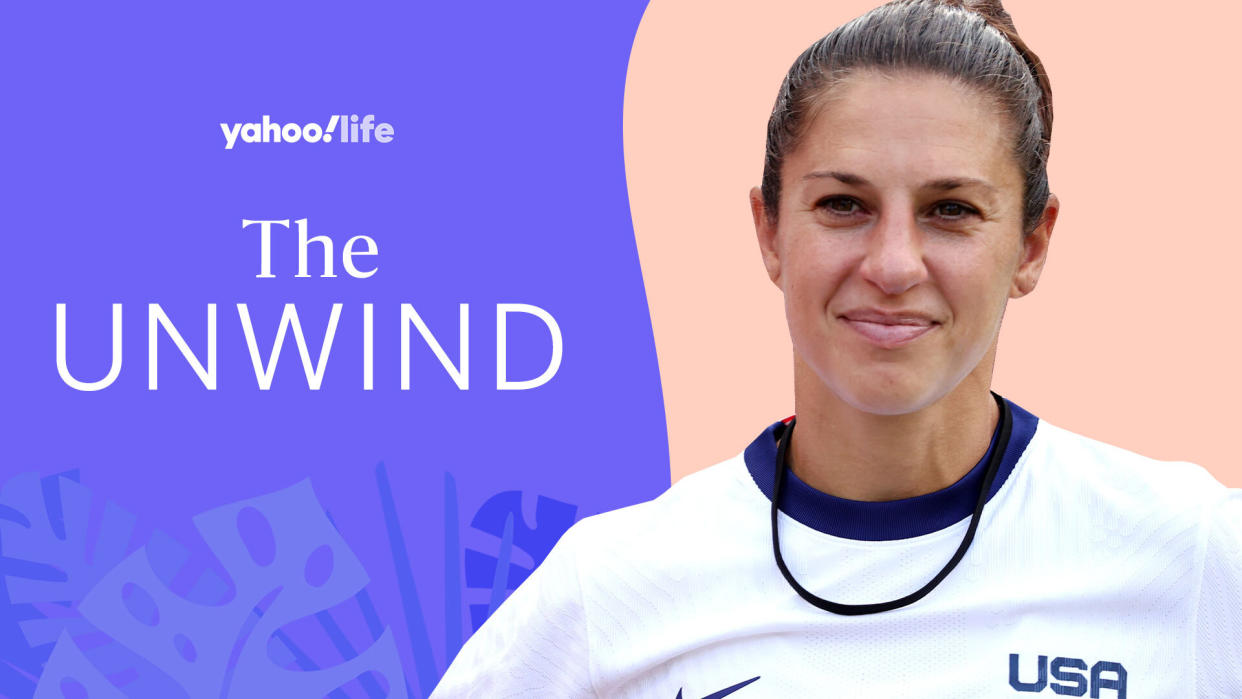 Soccer star Carli Lloyd talks mental health, retirement and her trusted advice. (Photo: Getty; designed by Quinn Lemmers)