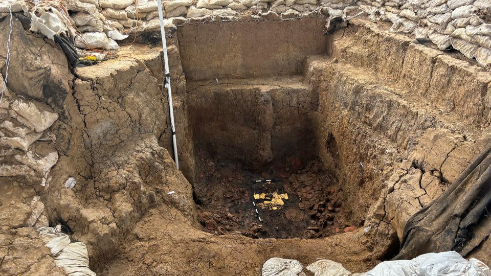 The grave is the ninth tomb excavated by researchers at the El Caño Archaeological Park, which is known for its richness in archaeological discoveries and lavish burial chambers. - Julia Mayo/Fundación El Caño