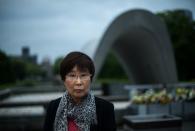 Hiroshima survivor Keiko Ogura has devoted her life to keeping alive the memory of the devastating day by sharing her experiences with visitors to the Hiroshima Peace Memorial Park