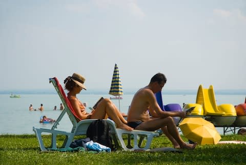 Lake Balaton is the largest lake in Central Europe - Credit: Credit: Peter Forsberg / Alamy Stock Photo/Peter Forsberg / Alamy Stock Photo