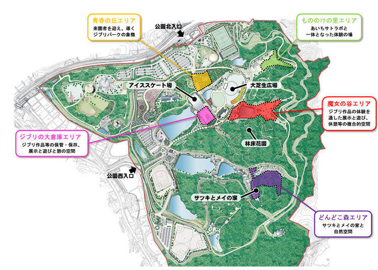 吉卜力公園內部概要