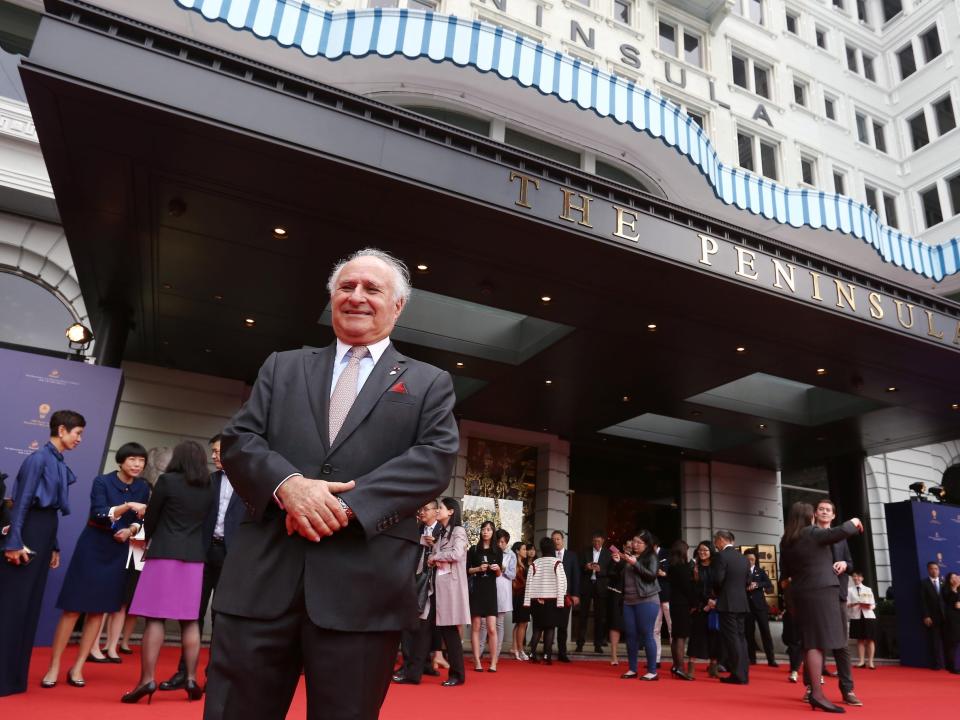 The Hong Kong and Shanghai Hotels Sir Chairman Michael Kadoorie, attends the 150th anniversary of The Hong Kong and Shanghai Hotels at The Peninsula Hong Kong in Tsim Sha Tsui. 25NOV16 SCMP / Jonathan Won