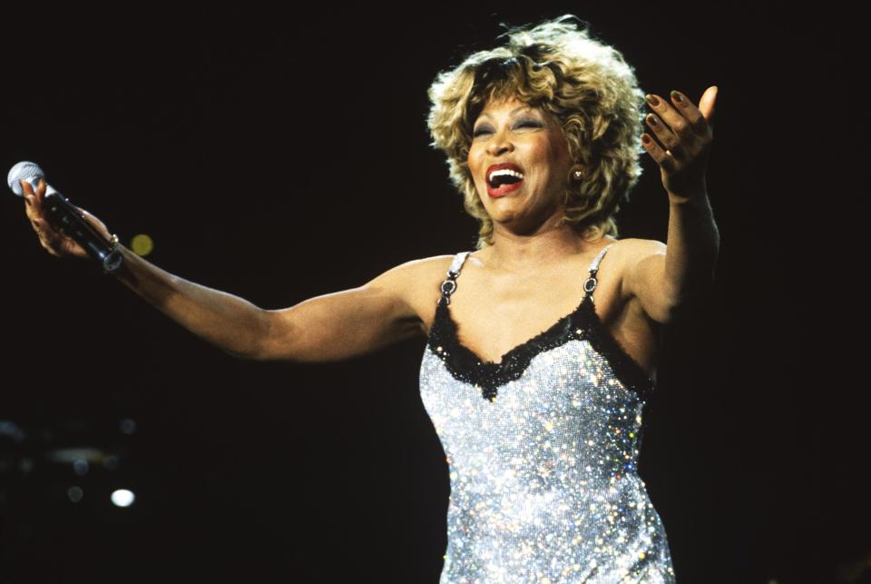 Tina Turner performs at Shoreline Amphitheatre on May 23, 1997 in Mountain View, California. / Credit: / Getty Images