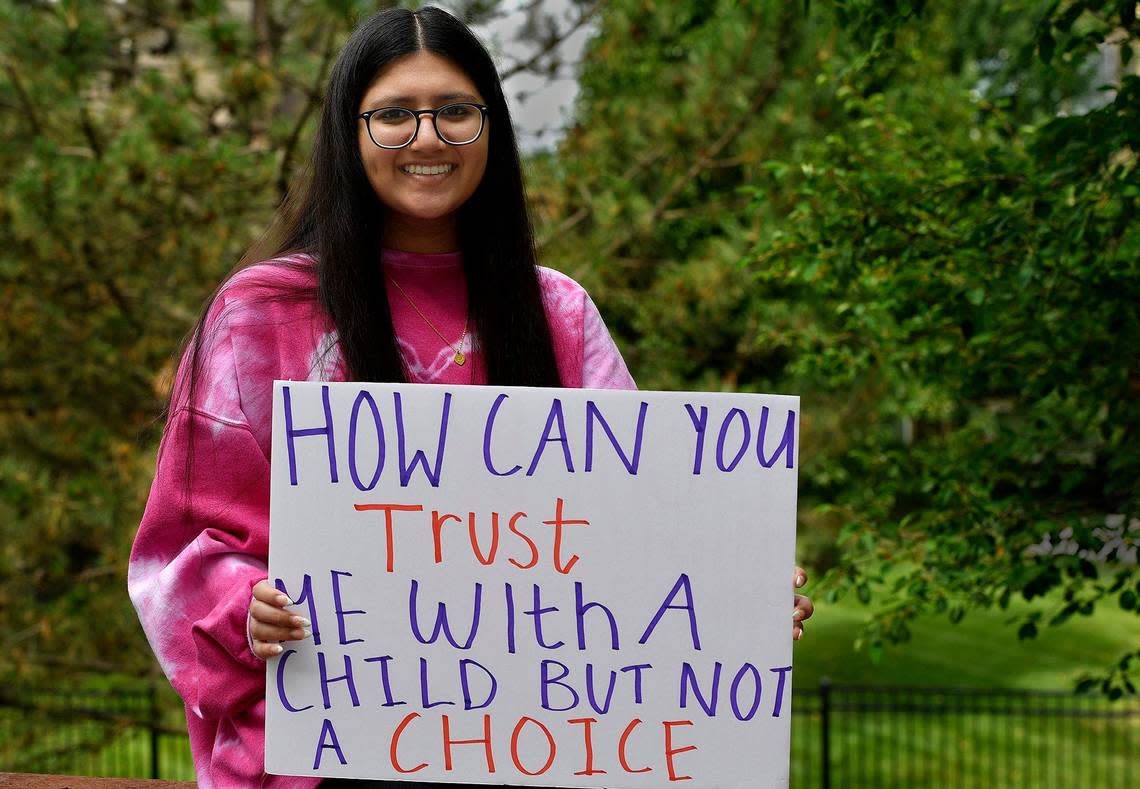 Blue Valley West student, Sadiya Abid, started the Future is Female club at her school, and it has now grown into a nonprofit, with chapters across several schools in multiple states. The nonprofit aims to empower young women and benefit the community through charity drives and more.