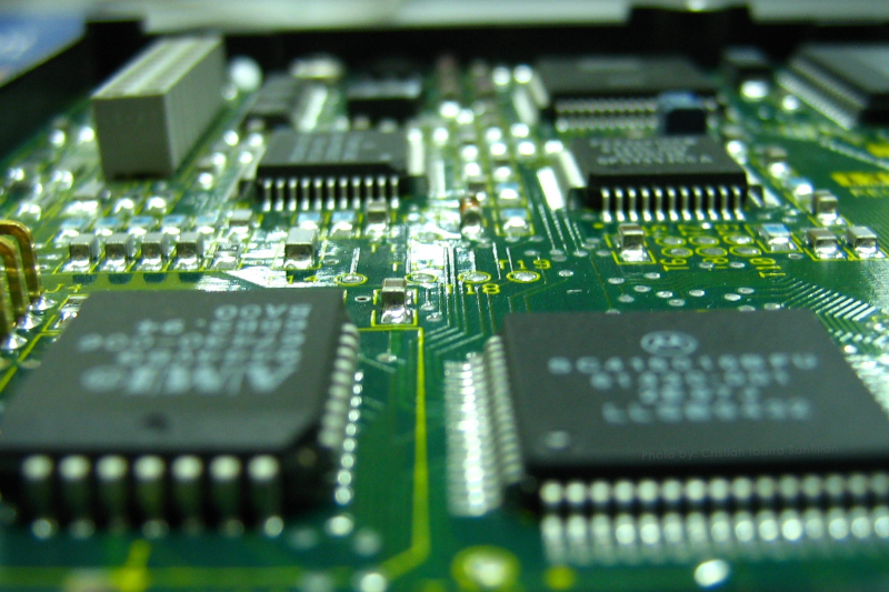 Semiconductors on Circuit Board