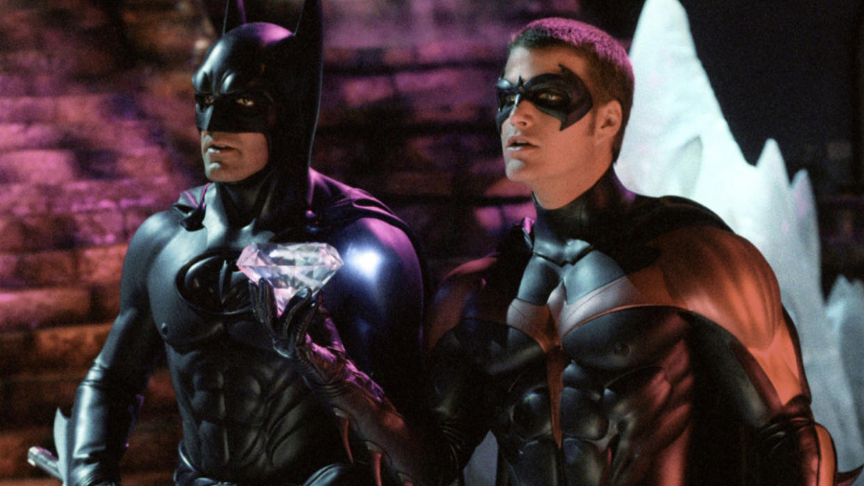  George Clooney and Chris O'Donnell in Batman & Robin. 