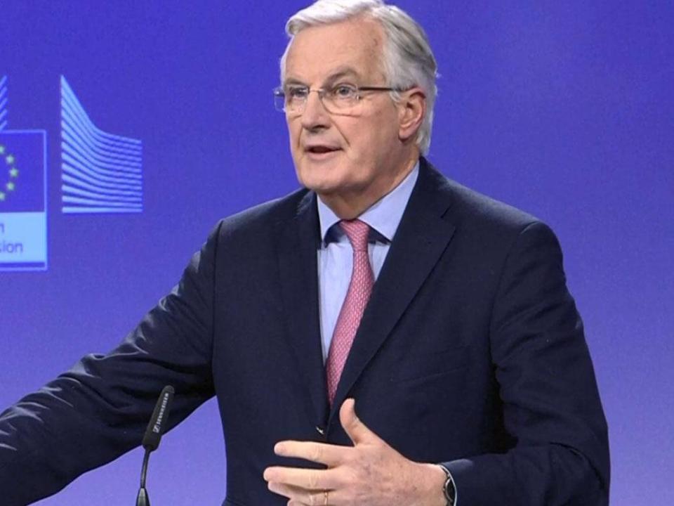 EU chief Brexit negotiator Michel Barnier has said he wants the transition to end on 31 December